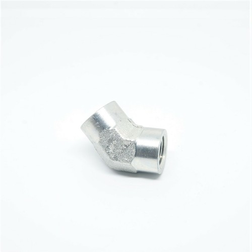 Steel 45 Degree Elbow 1/4 Female Npt Fitting Fuel Air Oil Fluid Vacuum FasParts - Picture 3 of 6