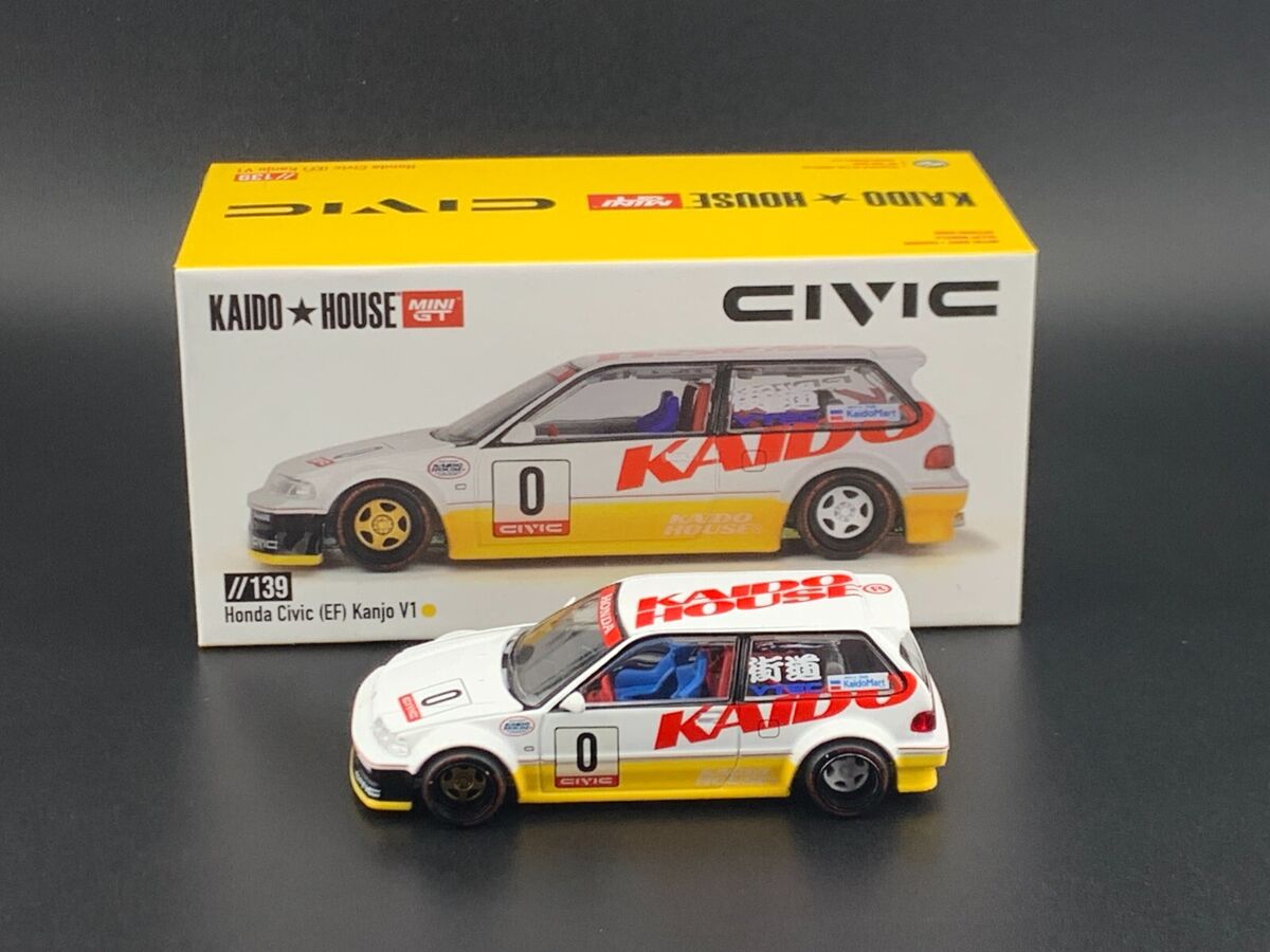 Kaido House x Mini GT Honda Civic (EF) Kanjo V1 #139 1/64 | eBay Kaido House x Mini GT Honda Civic (EF) Kanjo V1 #139 1/64 | eBay