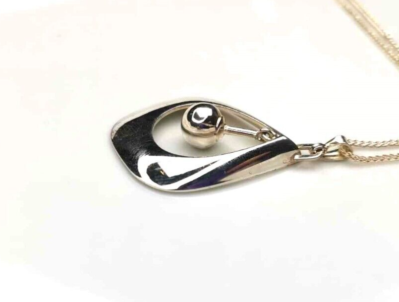 Necklace Germany 835s silver vtg pendant chain Jewelry | eBay