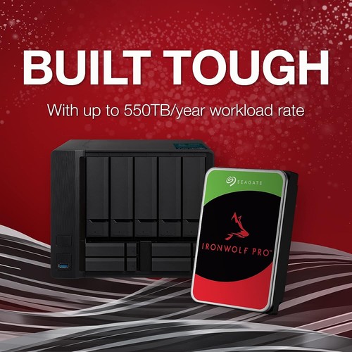 Seagate IronWolf Pro 16TB Enterprise NAS HDD 3.5" SATA 7200RPM 256MB Cache - Picture 6 of 10
