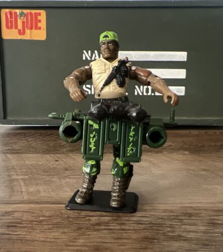 1991 Hasbro GI JOE - HEAVY DUTY : Heavy Ordinance Trooper Action Figure - ARAH