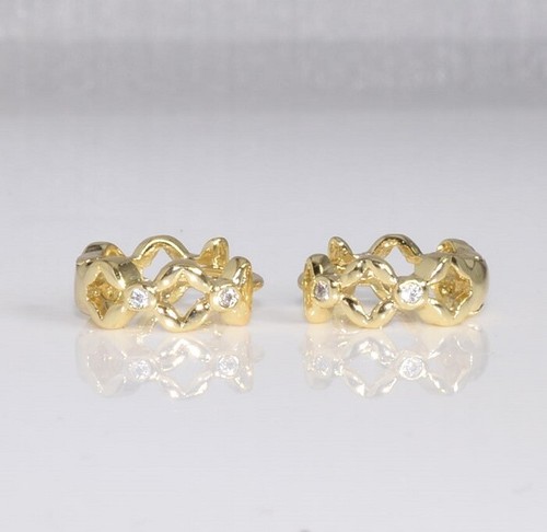 9K Gold Filled Ladies Girl Kid Prom Men Sleeper Hoop Earring Birthday UK A/585g - Picture 9 of 50