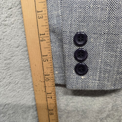 Pendleton Womens Size 8 Blue Blazer Skirt Suit Set Wool Silk Blend Fully Lined - Picture 11 of 23