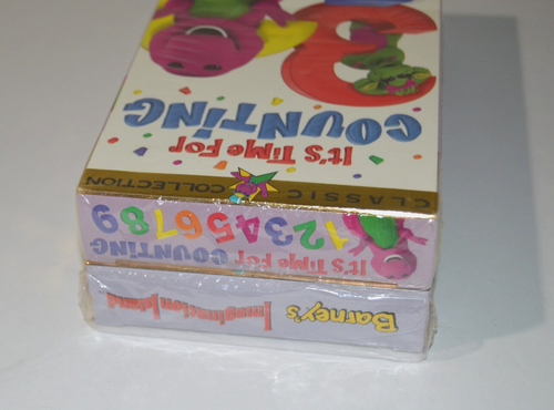 Barney’s Imagination Island VHS 1994 It's Time For Counting White Tapes VG - Picture 4 of 8