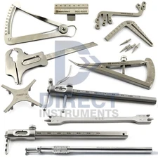 MEDENTRA Dental Measuring Gauges Orthodontic Bracket Positioning Caliper Ruler