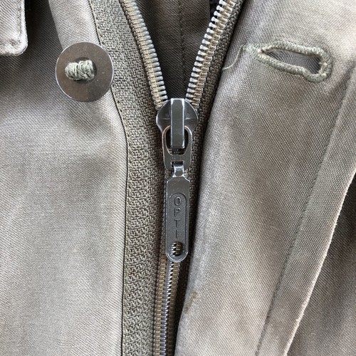 Vtg German Army Military Parka Jacket Removable Fleece Jeans Express 1991 Gr. 7 - Picture 4 of 11