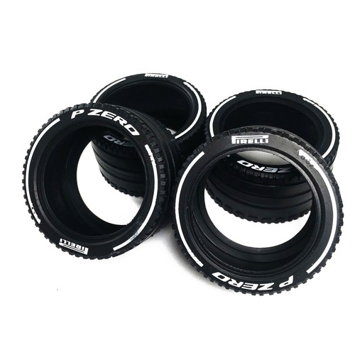 Custom 4 pcs MOC Printing tires 23799 for Lego 42056 42083 42115 1:8 cars, V3-W - Picture 1 of 5