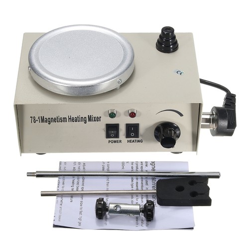 1000ML Magnetic Stirrer Mixer Machine wi/ Heating Hot Plate Laboratory 220V 150W - Picture 11 of 12