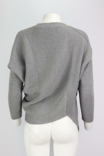 STELLA MCCARTNEY ASYMMETRIC RIBBED WOOL SWEATER IT 40 UK 8 - Picture 4 of 7