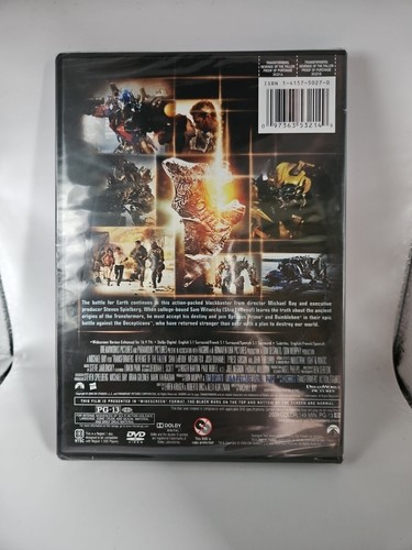 New Sealed Transformers: Revenge of The Fallen (DVD, 2009) - Picture 2 of 2