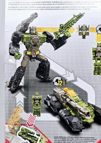 Transformers Generations Titans Return Deluxe Furos & Hardhead Autobots New  - Picture 7 of 12