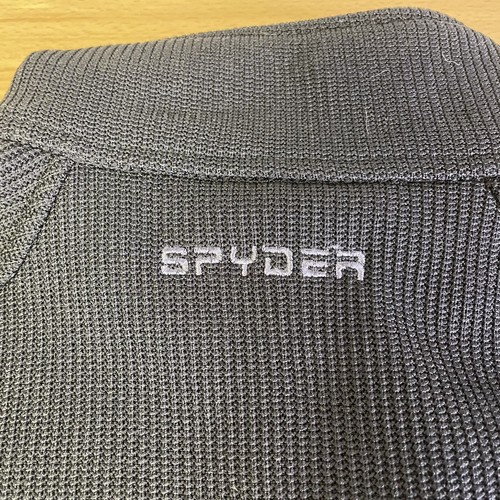 Spyder Black Outbound Core Sweater Men's Large 1/2 Zip Fleece Lined Pullover - Picture 7 of 14