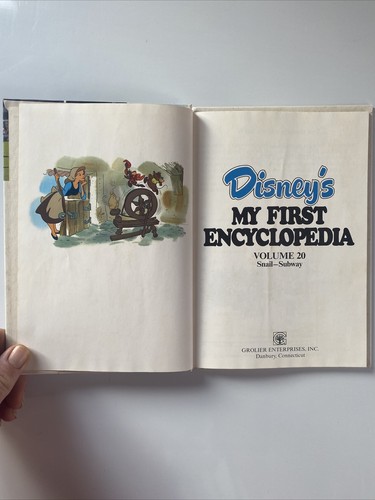 Disney Mi primera enciclopedia (1988) novela de libro vintage - volumen 20 caracol metro - Imagen 3 de 6