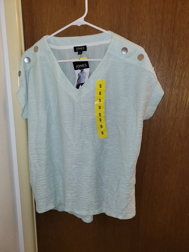 JONES NEW YORK Lot Of 2 Women's Size Small - Textured Top - Color Green - New - Picture 11 of 23