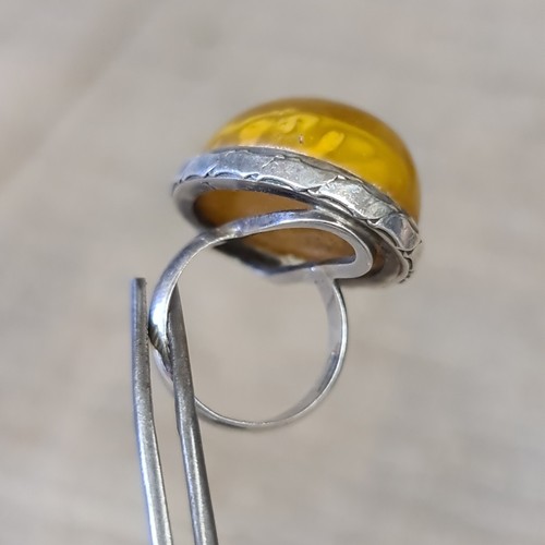Vintage pendant and ring. natural amber, silver 925.women's jewelry. - Picture 14 of 24