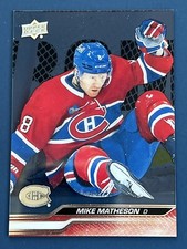 2023-24 Upper Deck Series 2 Mike Matheson Acetate Clear Cut Canadians #344