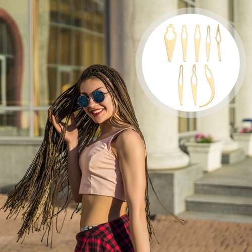8 Pcs Tool Set Hair Styling Häkeln Perückenbindungen vendu Dreadlock-Tool Für Haare