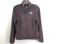 North Face Women  s Purple Fleece Jacket Size XS Cinch Cords, Zip Pockets