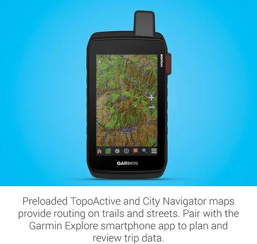 Garmin Montana® 710i Unisex Black GPS Handheld Navigator - Picture 5 of 6