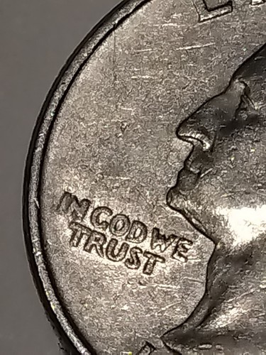 1988 D Washington Quarter 25 CENT DDO/ RPM "TRUST" has doubling on every letter - Picture 5 of 8