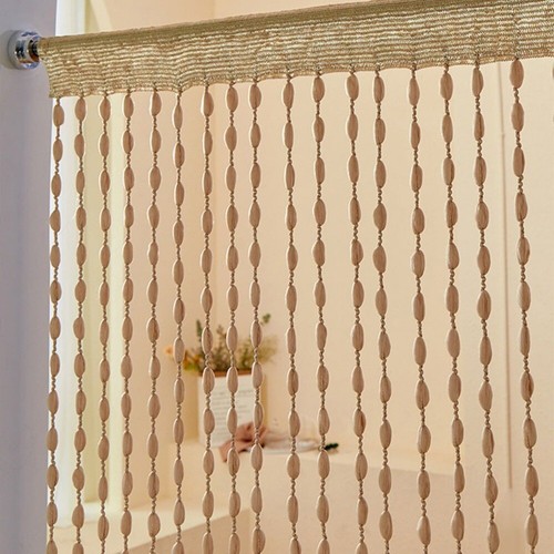 Solid Color Door Curtain 100x200cm Room Divider Tassel Window Wall Panel  Party - Picture 7 of 15