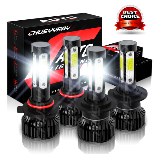 For Hyundai Tucson 2019-2020 LED Headlight High Low Beam Bulbs Combo Clear White - Bild 1 von 8