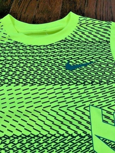 NEW Nike Boy Youth Short Sleeve Big Logo Tee Dri-Fit Cotton Football Baseball - Picture 73 of 103