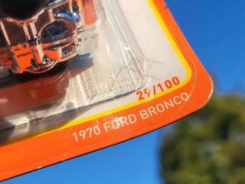 Diecast metal 29/100 1:66 scale Matchbox 1970 FORD BRONCO SUPERFAST LESNEY - Foto 7 di 7