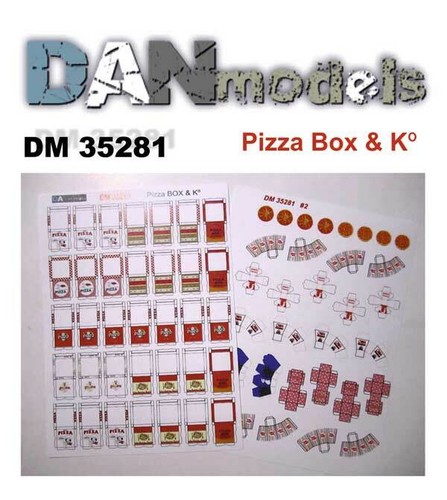 Dan Models 35281 - 1/35 Materiale per Diorami - Confezione per Pizza, Popcorn - Foto 9 di 11