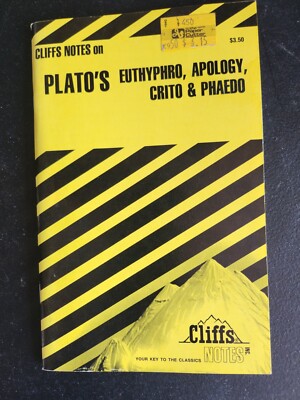 Cliffsnotes on Plato's Dialogues: Euthyphro, Apology, Crito & Phaedo  (SE 1)