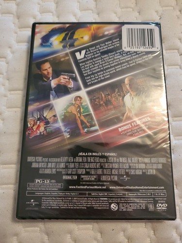 FAST & FURIOUS-Paul Walker, Vin Diesel--DVD - Picture 2 of 2