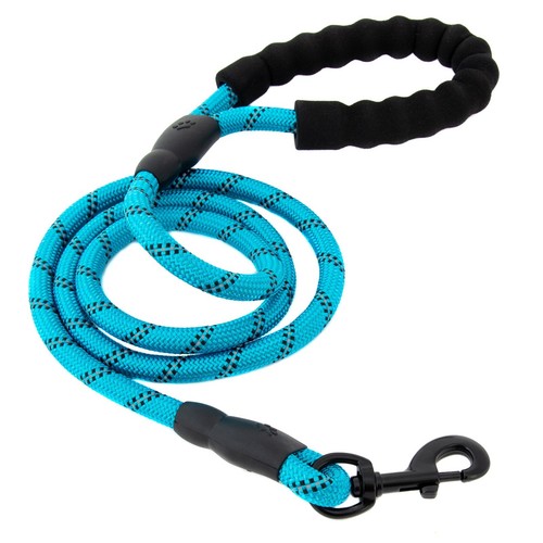 Large Heavy Duty Dog Leash Nylon Lead Rope Pad Handle Training Walking Harness - Bild 3 von 45