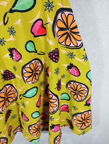 Lindy Bop Dress Womens UK 8 or 6 Mytrle Green Fruit Roackabilly 50s/60s Swing - Picture 5 of 15