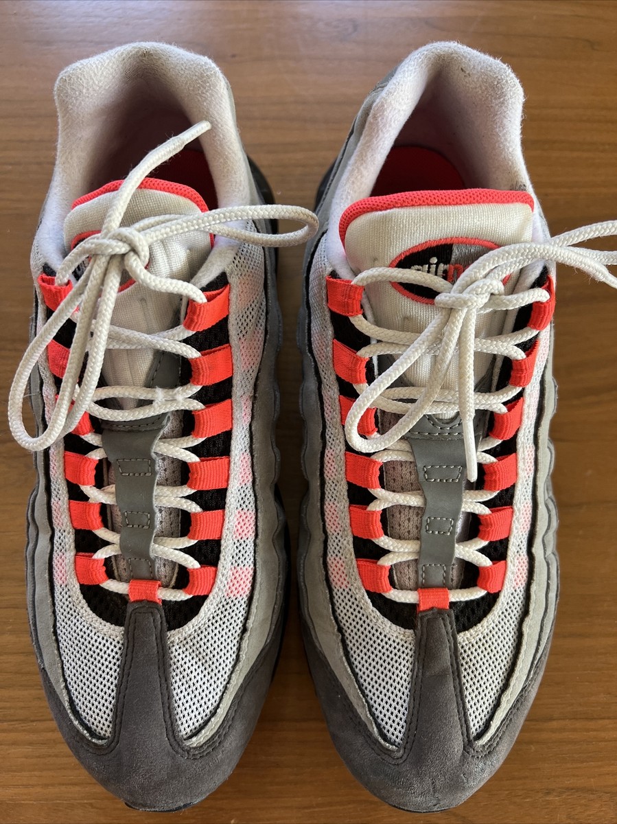 Size 8.5 M Nike Air Max 95 Grey / Light Grey/White/Coral  display picture 3
