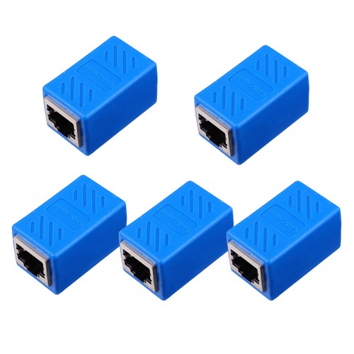 5 Pcs Network Cable Conversion Head Adapter Pass-through Connector - 第 1/12 張圖片