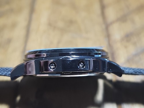 CENTRO MILANO Marino Notte 40 mm Black Dial Quartz w Black Strap - Picture 6 of 8