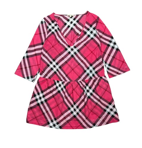 Burberry Brit Checkered Cotton Dress size M - Picture 9 of 13
