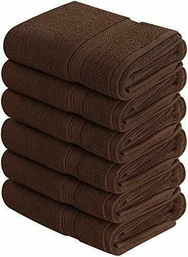 6 Pack Premium Hand Towels 16 x 28 Inches Ring Spun Soft Cotton 600 GSM - Picture 14 of 18