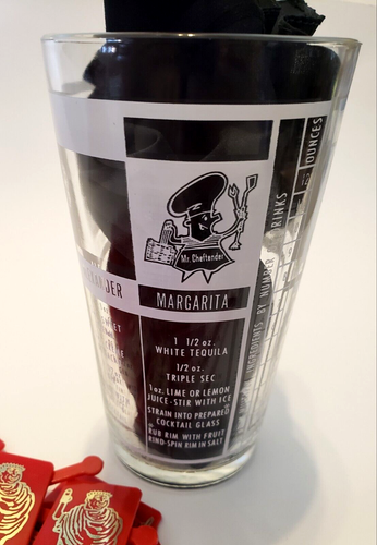 Vgt Stirrers "Bloody Caesar-Made With Clamato" w/Mr. Bartender Glass *Great Gift - Picture 8 of 9