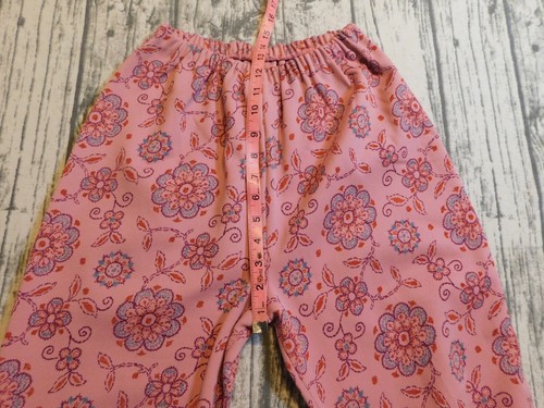 VTG FLARE PANTS 60's 70s POLY FLORAL GROOVY HIGH WAIST HIPPIE WOMENS w 22"-32" - Picture 7 of 12