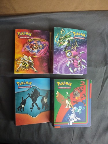 Lot of 4 Pokemon Trading Card Game Mini Binder Album (No Cards) New