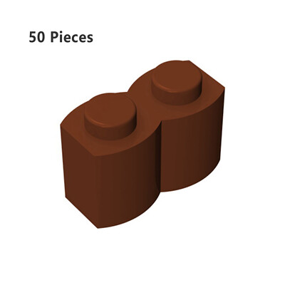 30136 Palisade Brick 1X2 Reddish Brown 50 PCS Bricks, Pieces & Parts