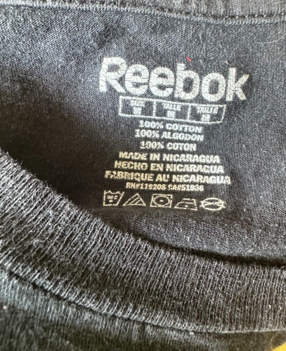 Reebok Boston Bruins Vintage Black Cotton Tee Bergeron #37 - Picture 4 of 4