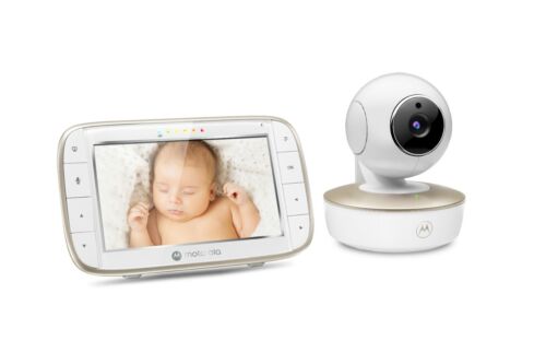 Motorola VM855 Connect 5 inch Portable Wi-Fi Video Baby Monitor with Crib Mount - Picture 2 of 10