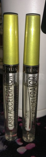 Rimmel LASH ACCELERATOR CLEAR Growth Serum Fuller Longer Healthier Lashes! 2qty