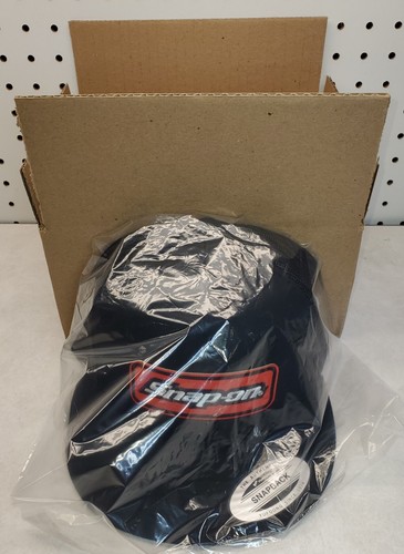 Snap-on Patch Yupoong Trucker Hat /YP Classic 6006/5 Panel Snapback Black/Black - Picture 8 of 8