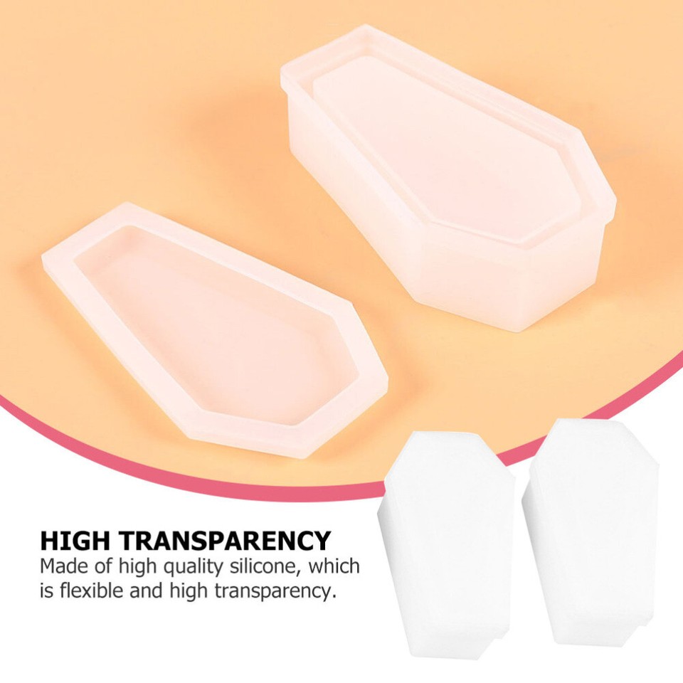 Jewelry Holder Stand Halloween Creative Gift Epoxy Coffin Mold eBay