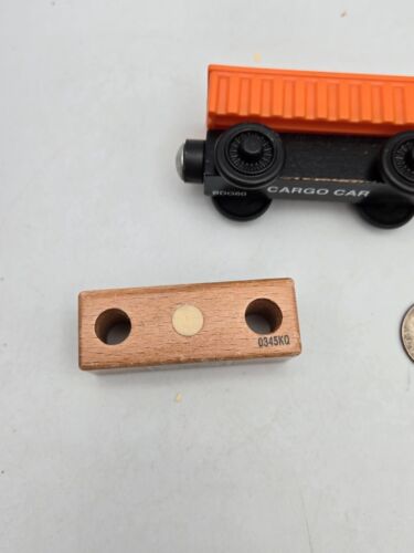 Thomas Friends Wooden Railway Train Tank Orange Car Vicarstown Dieselworks Cargo - Picture 4 of 5