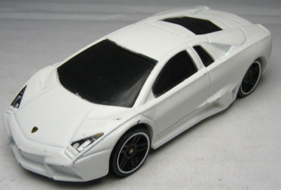 HOT WHEELS LAMBORGHINI WHITE 1:64 DIECAST 2 7/8'' CAR - NICE