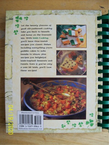 Amish, Irish, and Italian Cooking, and Eat Well on $4 day Cookbooks -- Lot of 4 - Bild 6 von 12